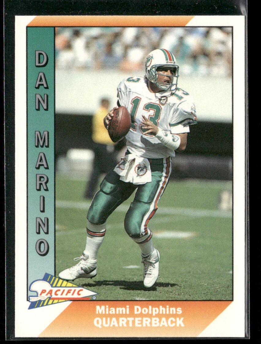 Dan Marino Player Lot Bundle 10 Different Football Cards DM003 Dolphins back
