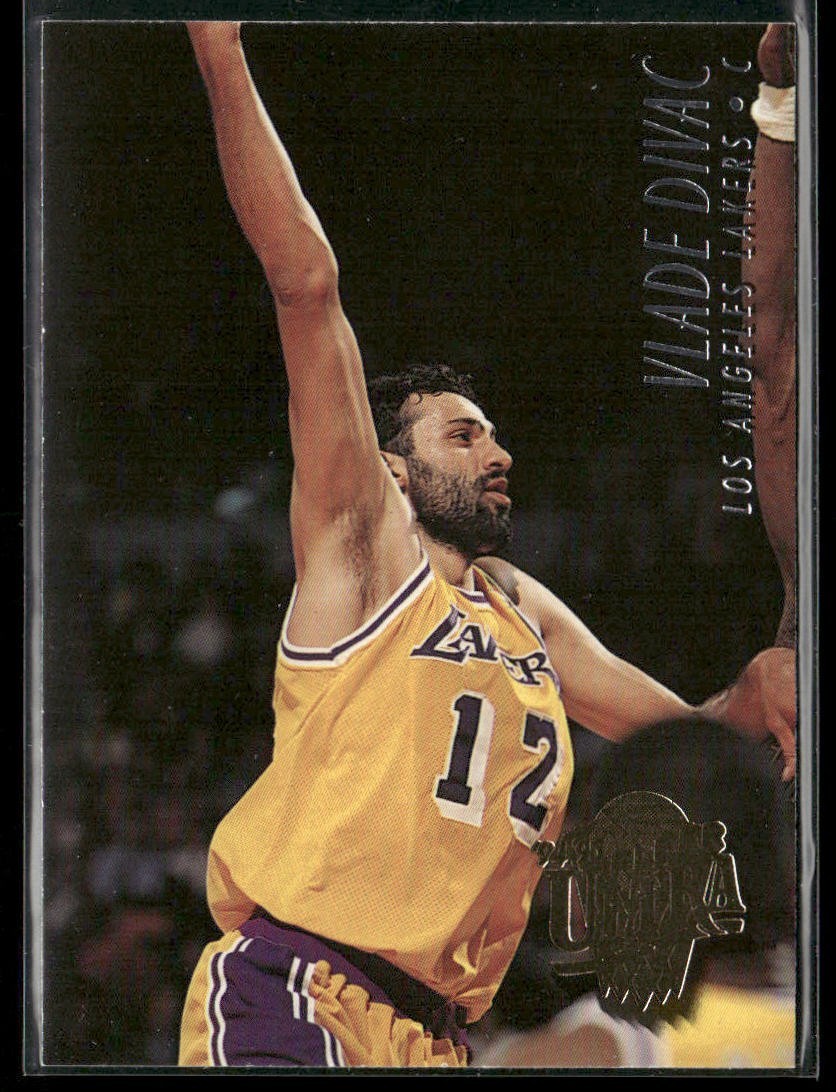 Vlade Divac Player Lot Bundle 10 Basketball Cards VD002 Lakers Hornets back