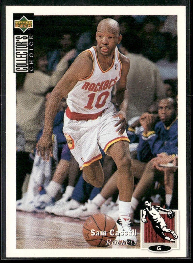 Sam Cassell Player Lot Bundle 10 Basketball Cards SC002 Rockets Nets 1 RC back
