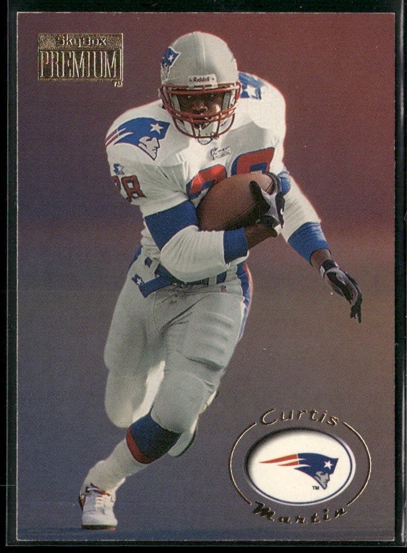 Curtis Martin Player Lot Bundle 10 Different Football Cards CM002 1 RC back