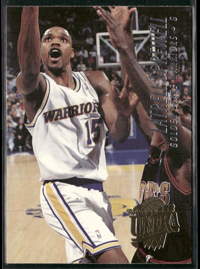 Latrell Sprewell Player Lot Bundle 10 Basketball Cards LS003 Warriors 1 RC back
