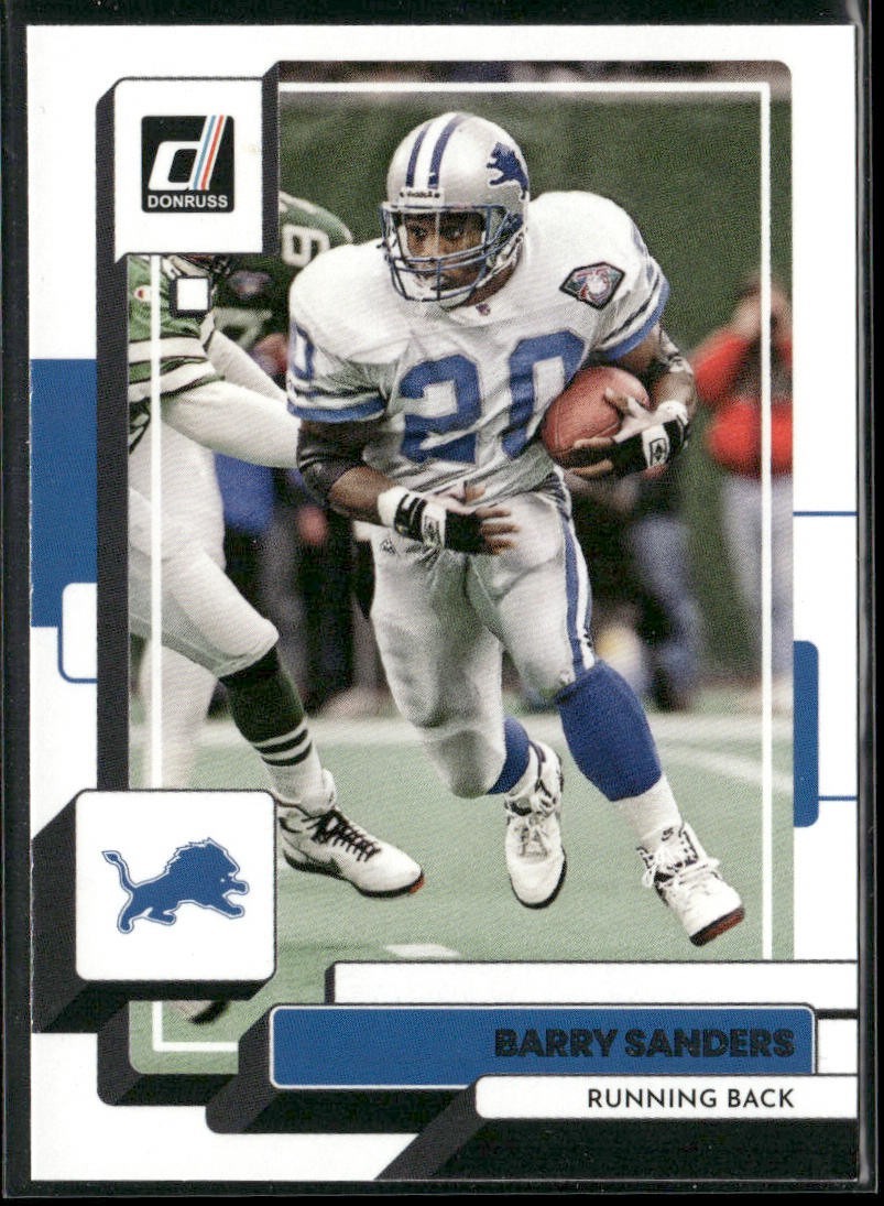 Barry Sanders Player Lot Bundle 10 Different Football Cards BS006 Lions back