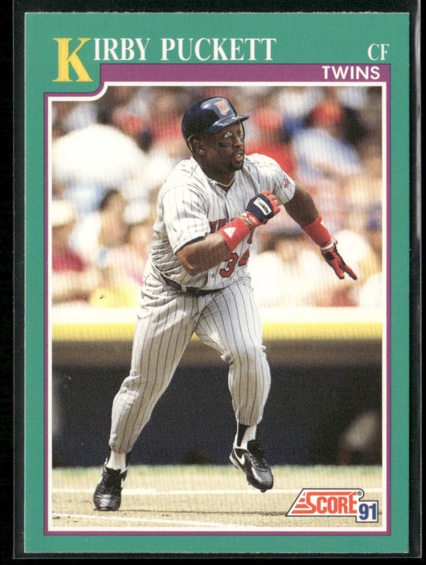 Kirby Puckett Player Lot Bundle 10 Different Baseball Cards KP001 Twins back