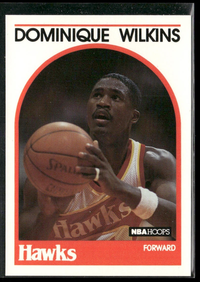 Dominique Wilkins Player Lot Bundle 10 Basketball Cards DW002 Hawks back