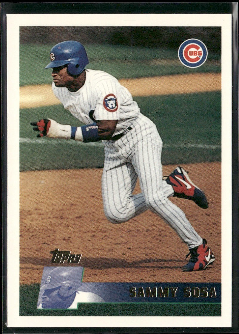 Sammy Sosa Lot Bundle 10 Different Baseball Cards SS001 Cubs back
