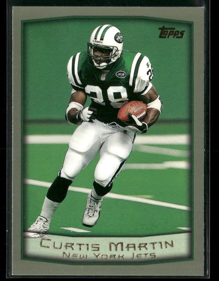 Curtis Martin Player Lot Bundle 10 Different Football Cards CM002 1 RC back