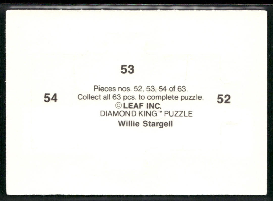 Puzzle Piece Lot Bundle 10 Different Baseball Cards P004 back