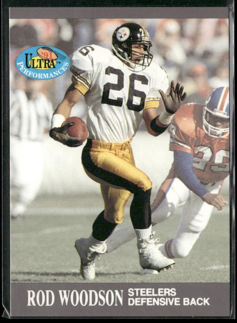 Rod Woodson Player Lot Bundle 10 Different Football Cards RW006 Steelers back
