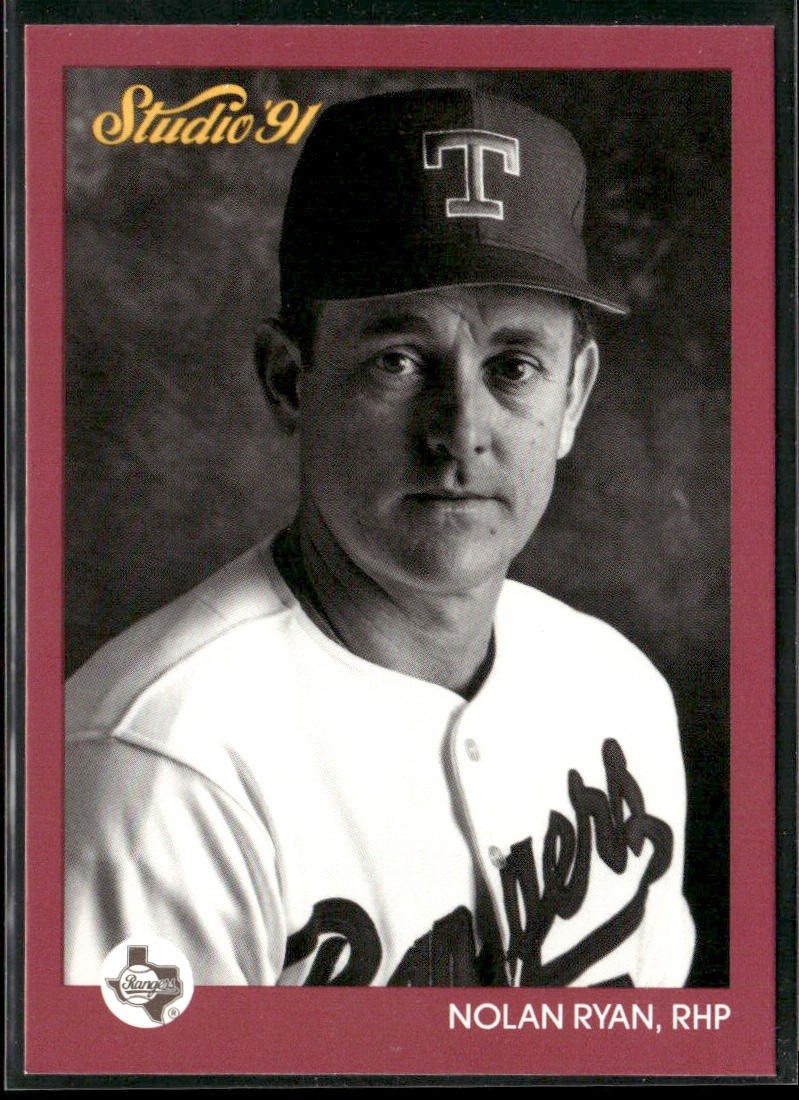 Nolan Ryan Player Lot Bundle 10 Different Baseball Cards NR001 Rangers back