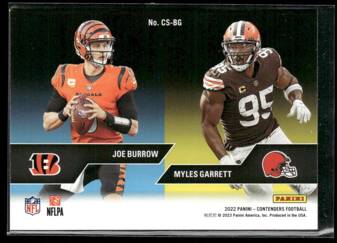 Joe Burrow Player Lot Bundle 10 Different Football Cards JB002 Bengals back