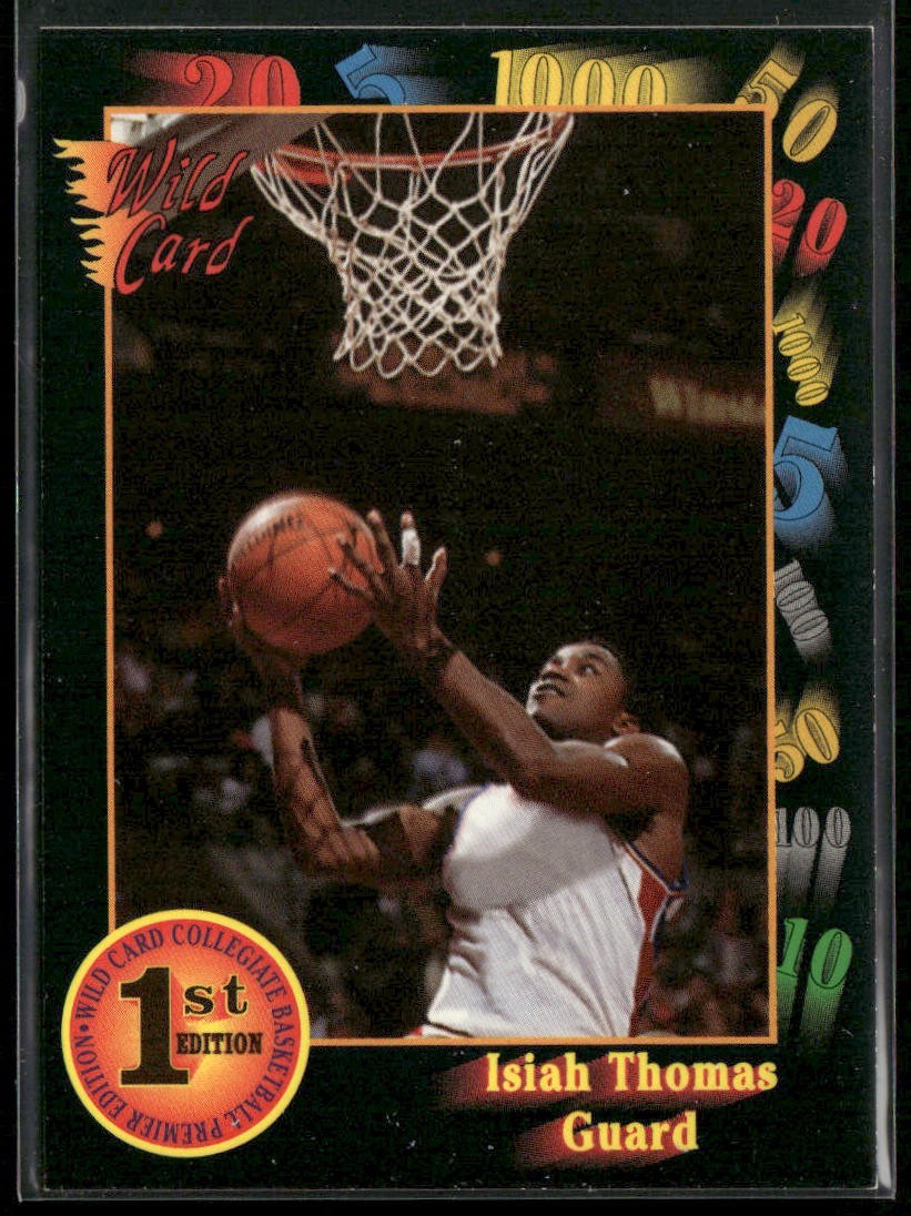 Isiah Thomas Player Lot Bundle 10 Basketball Cards IT001 Pistons back