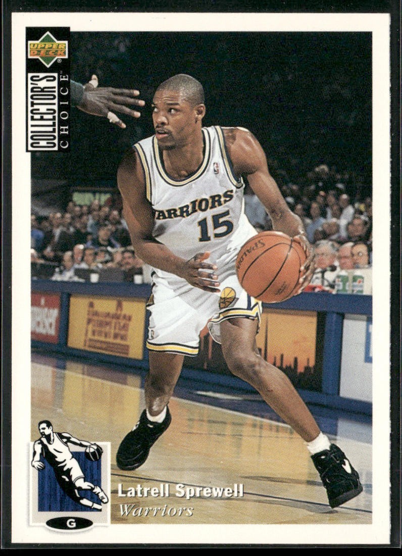 Latrell Sprewell Player Lot Bundle 10 Basketball Cards LS002 Warriors Knicks back