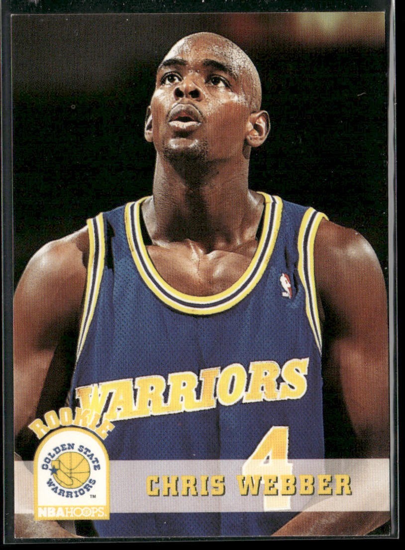 Chris Webber Player Lot Bundle 10 Basketball Cards CW003 Warriors 1 RC back