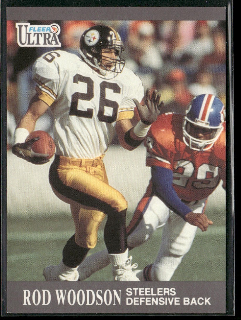 Rod Woodson Player Lot Bundle 10 Different Football Cards RW005 Steelers back