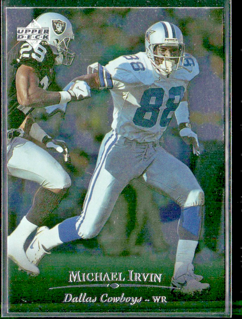 Michael Irvin Player Lot Bundle 10 Different Football Cards MI002 Cowboys front