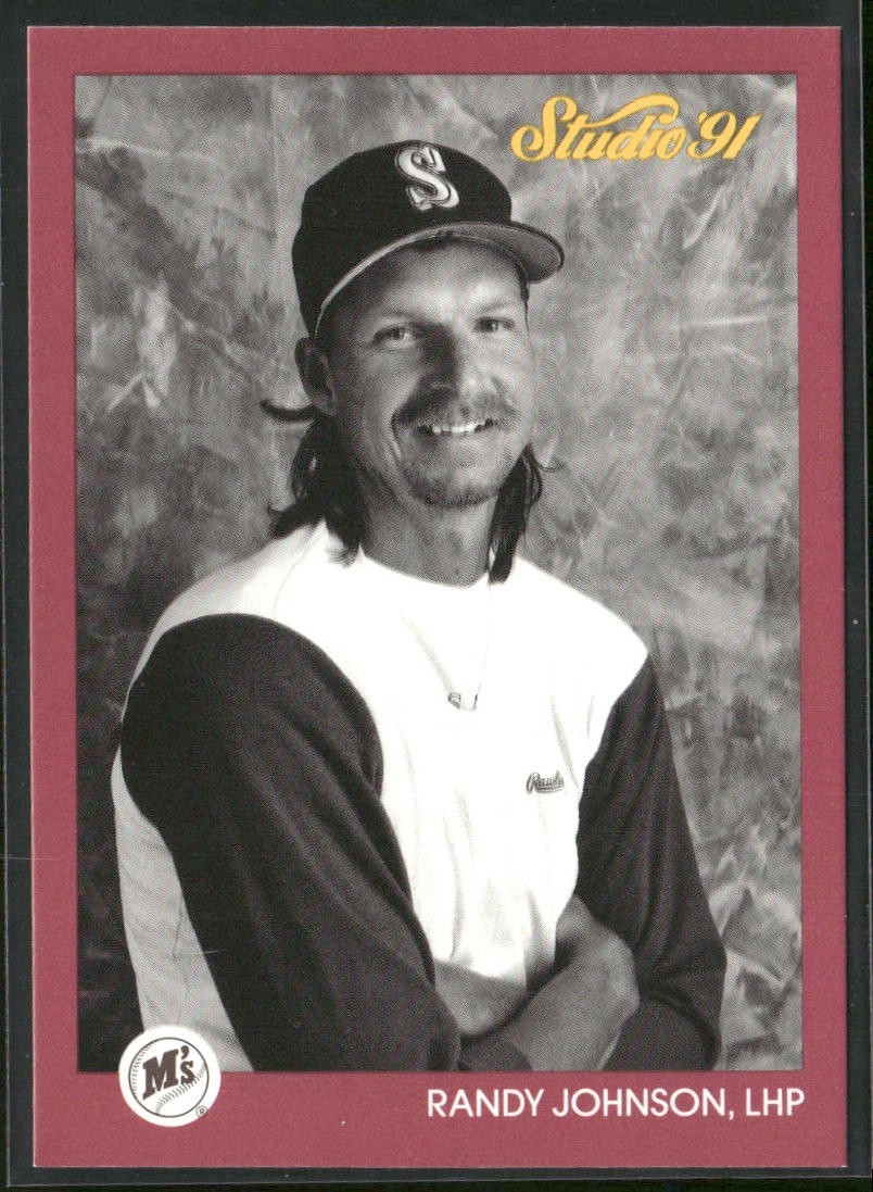 Randy Johnson Lot Bundle 10 Different Baseball Cards RJ001 Mariners back