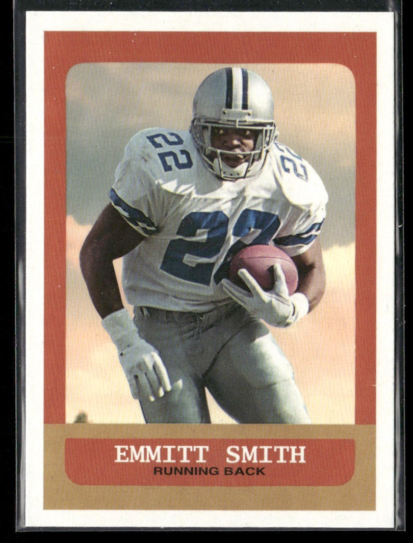 Emmitt Smith Player Lot Bundle 10 Different Football Cards ES007 Cowboys back