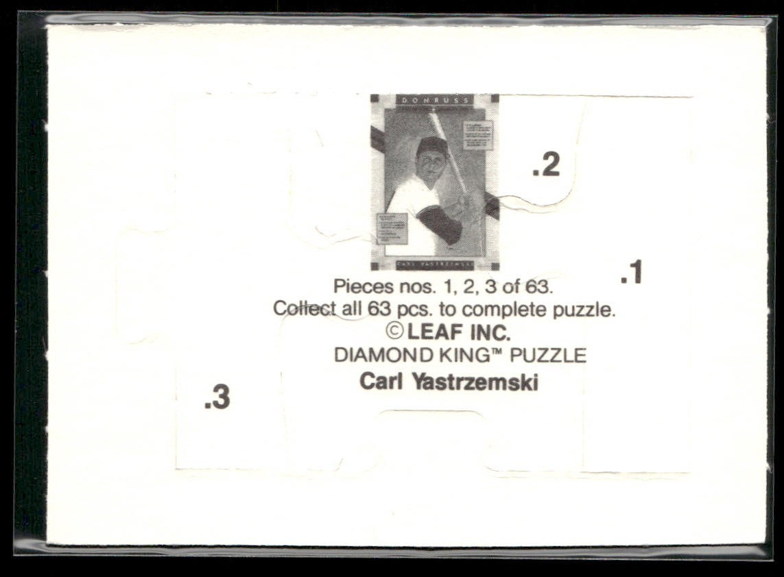 Puzzle Piece Lot Bundle 10 Different Baseball Cards P013 back
