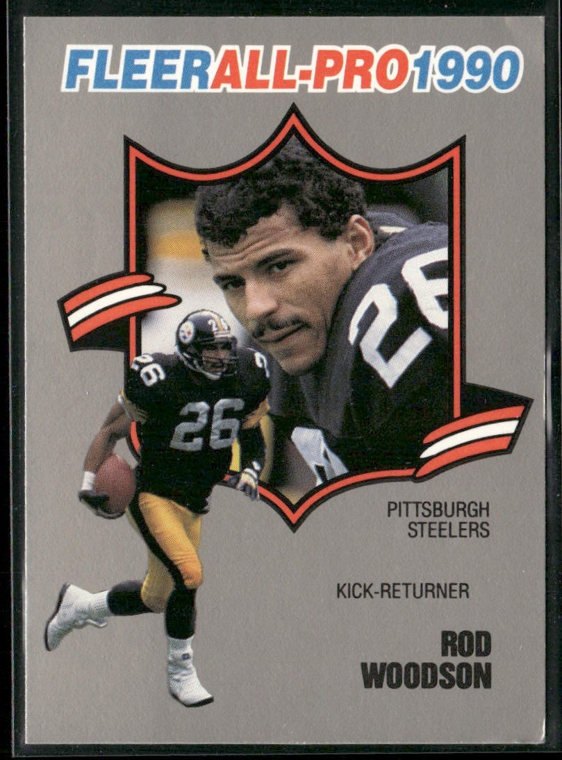 Rod Woodson Player Lot Bundle 10 Different Football Cards RW001 Steelers back