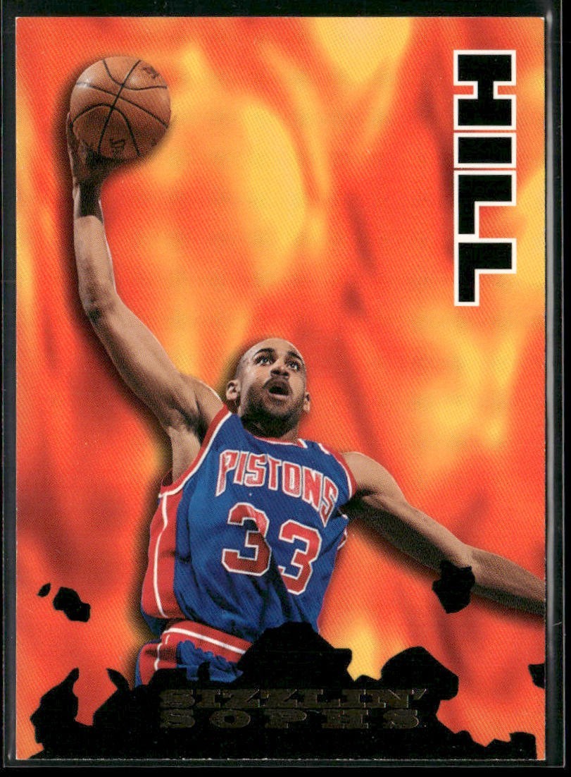 Grant Hill Player Lot Bundle 10 Basketball Cards GH003 Pistons 1 RC back