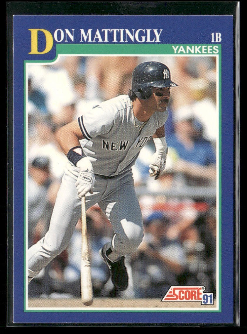 Don Mattingly Player Lot Bundle 10 Different Baseball Cards DM001 Yankees back