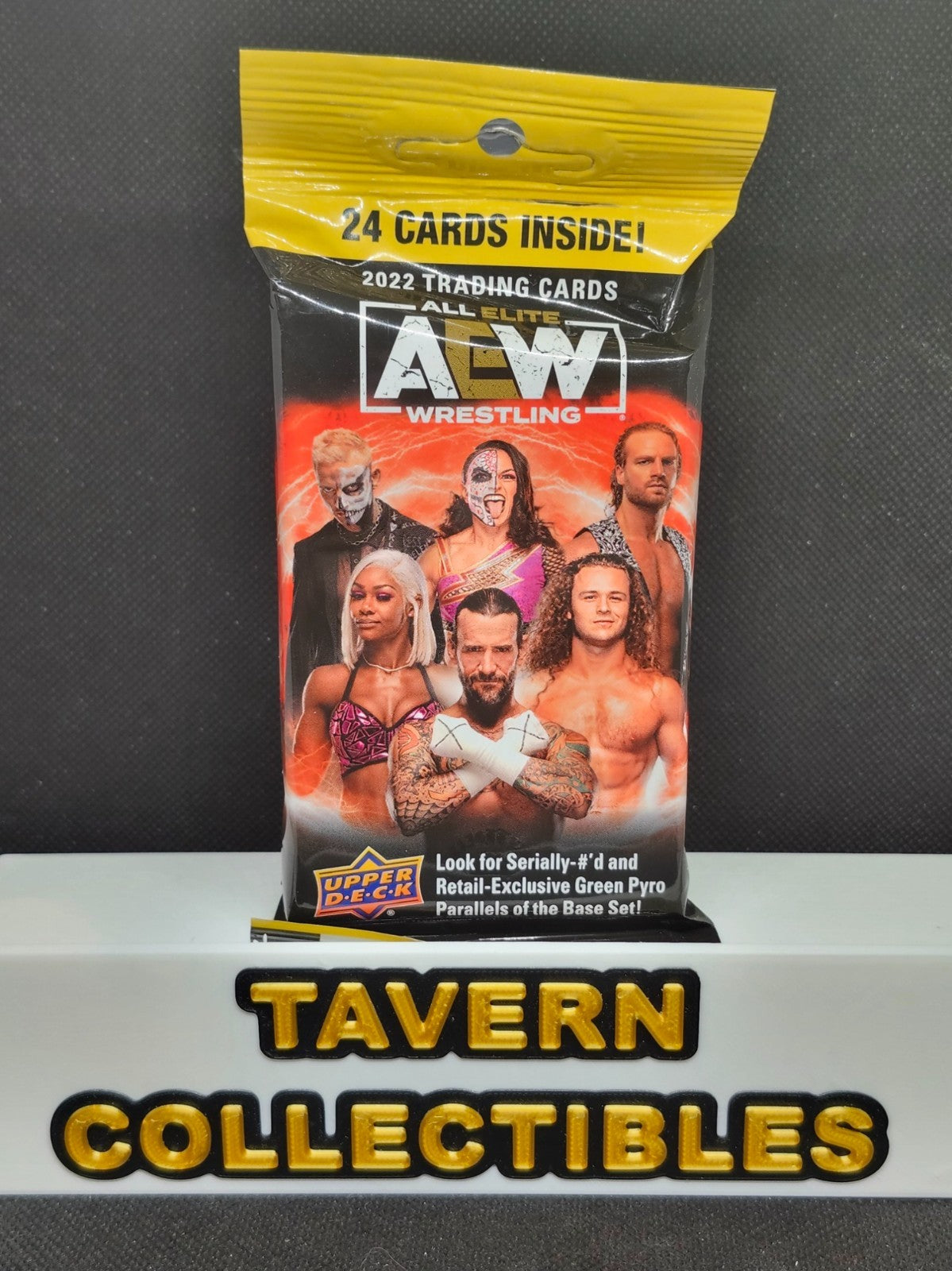 2022 Upper Deck AEW Wrestling Trading Card Value Pack 24 Cards New Sealed front