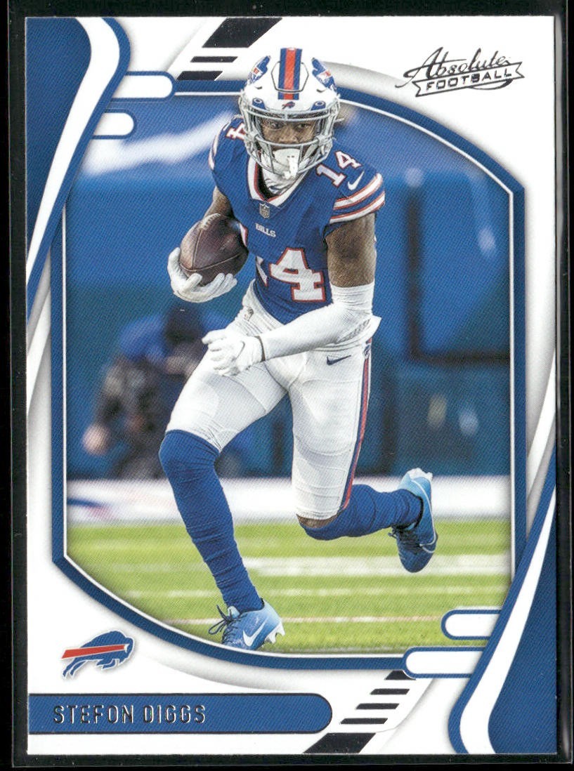 Stefon Diggs Player Lot Bundle 10 Different Football Cards SD002 Bills Vikings back