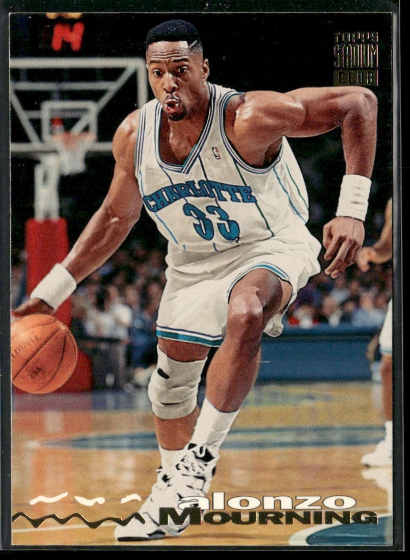 Alonzo Mourning Player Lot Bundle 10 Different Basketball Cards AM005 Heat back