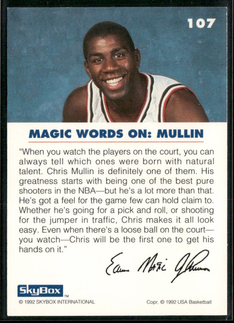 Chris Mullin Player Lot Bundle 10 Basketball Cards CM001 Warriors back