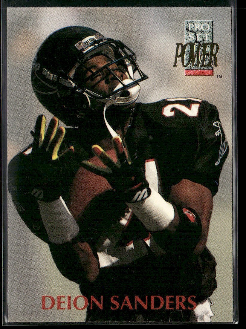 Deion Sanders Player Lot Bundle 10 Different Football Cards DS002 Falcons 49ers back