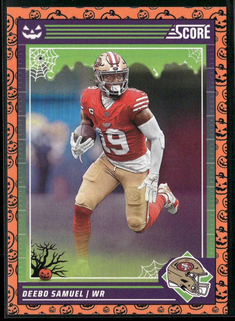Deebo Samuel Player Lot Bundle 10 Different Football Cards DS001 San Fran 49ers back