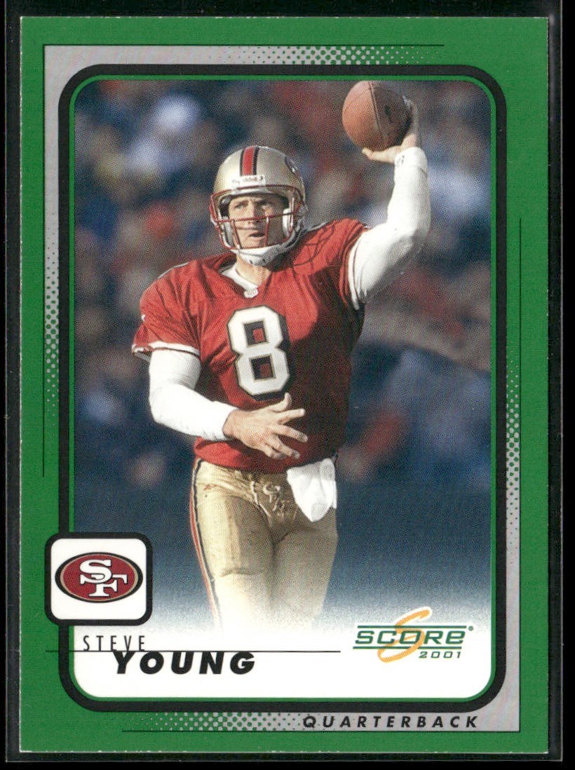 Steve Young Player Lot Bundle 10 Different Football Cards SY001 49ers back