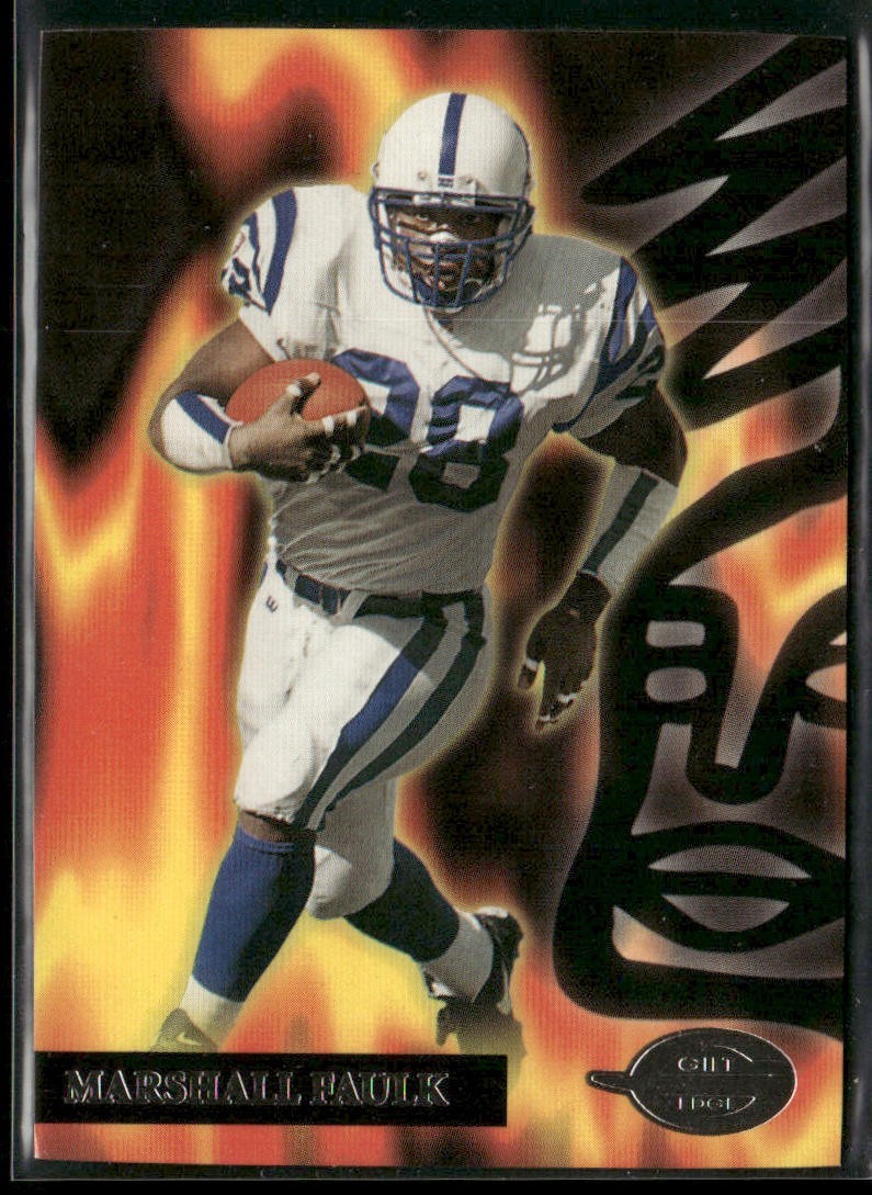 Marshall Faulk Player Lot Bundle 10 Different Football Cards MF001 Colts Rams back