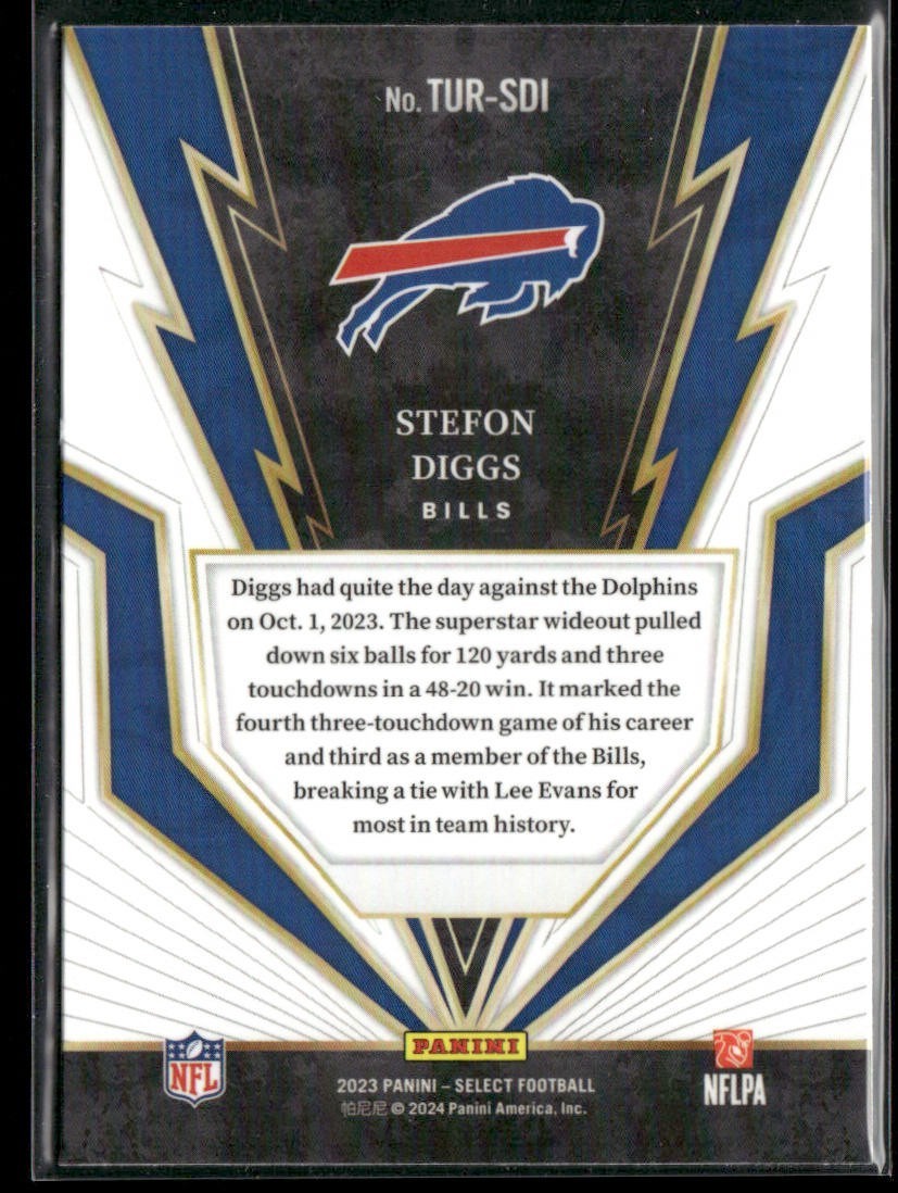 Stefon Diggs Player Lot Bundle 10 Different Football Cards SD003 Bills Vikings back