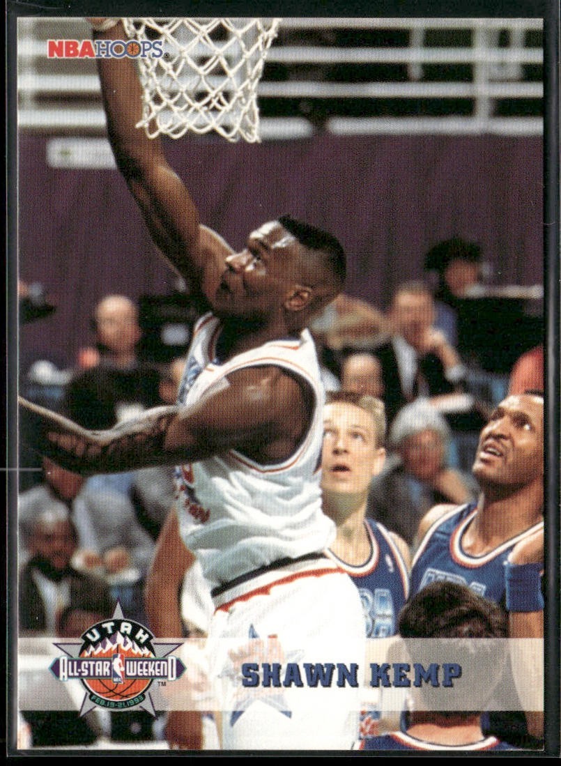 Shawn Kemp Player Lot Bundle 10 Basketball Cards SK005 Supersonics Cavs back