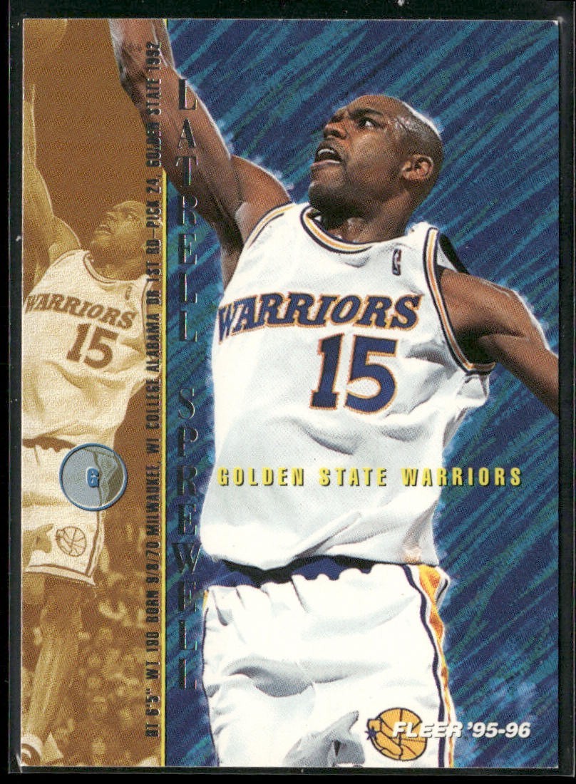 Latrell Sprewell Player Lot Bundle 10 Basketball Cards LS001 Warriors Knicks back