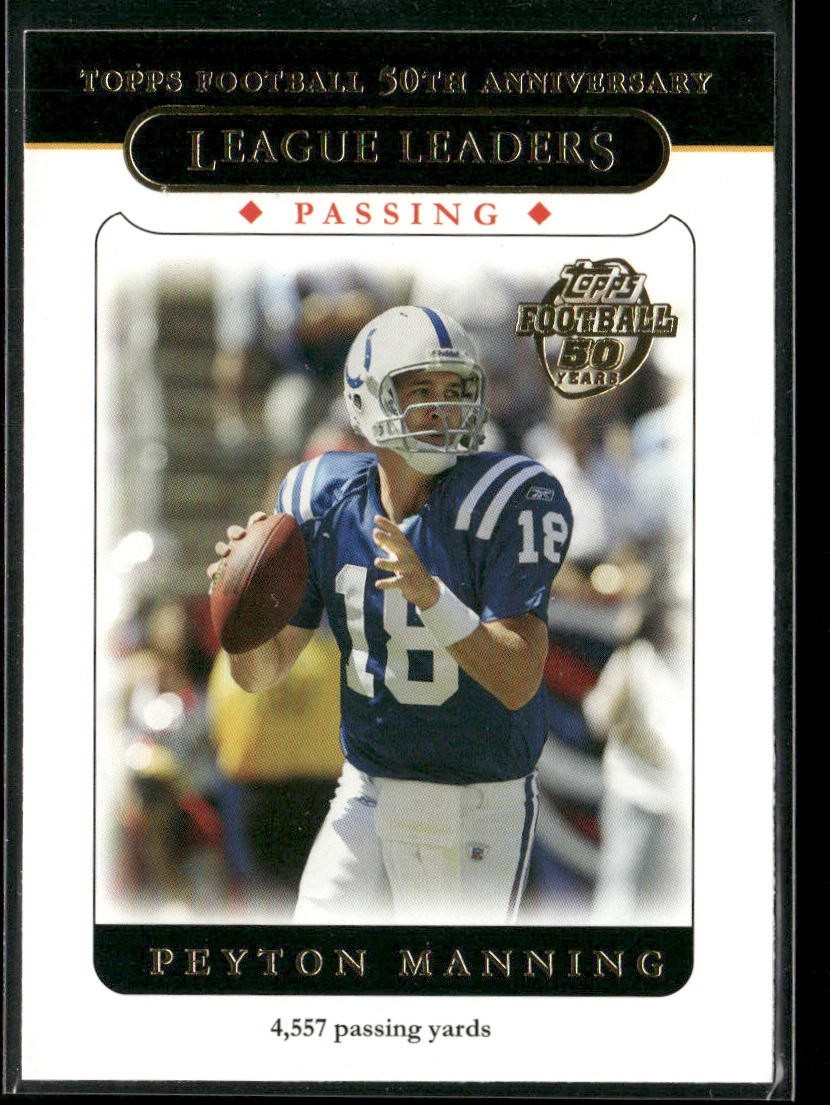 Peyton Manning Player Lot Bundle 10 Different Football Cards PM001 Colts back