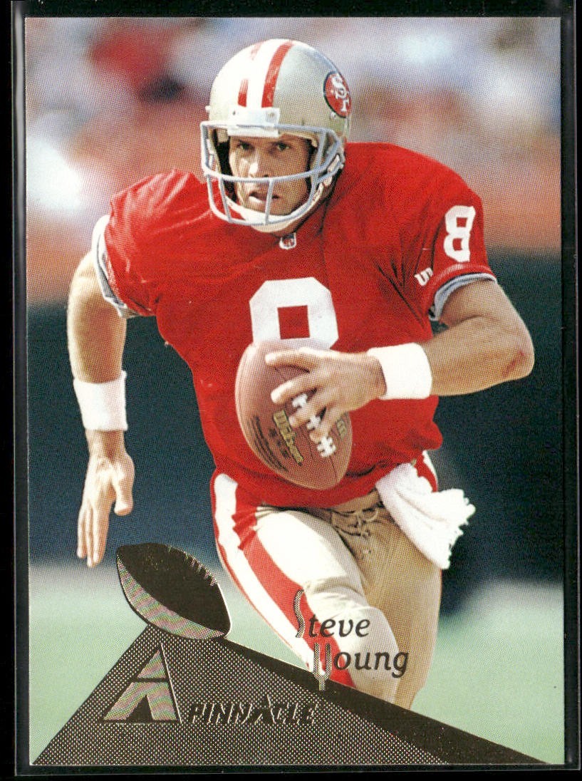 Steve Young Player Lot Bundle 10 Different Football Cards SY004 49ers back