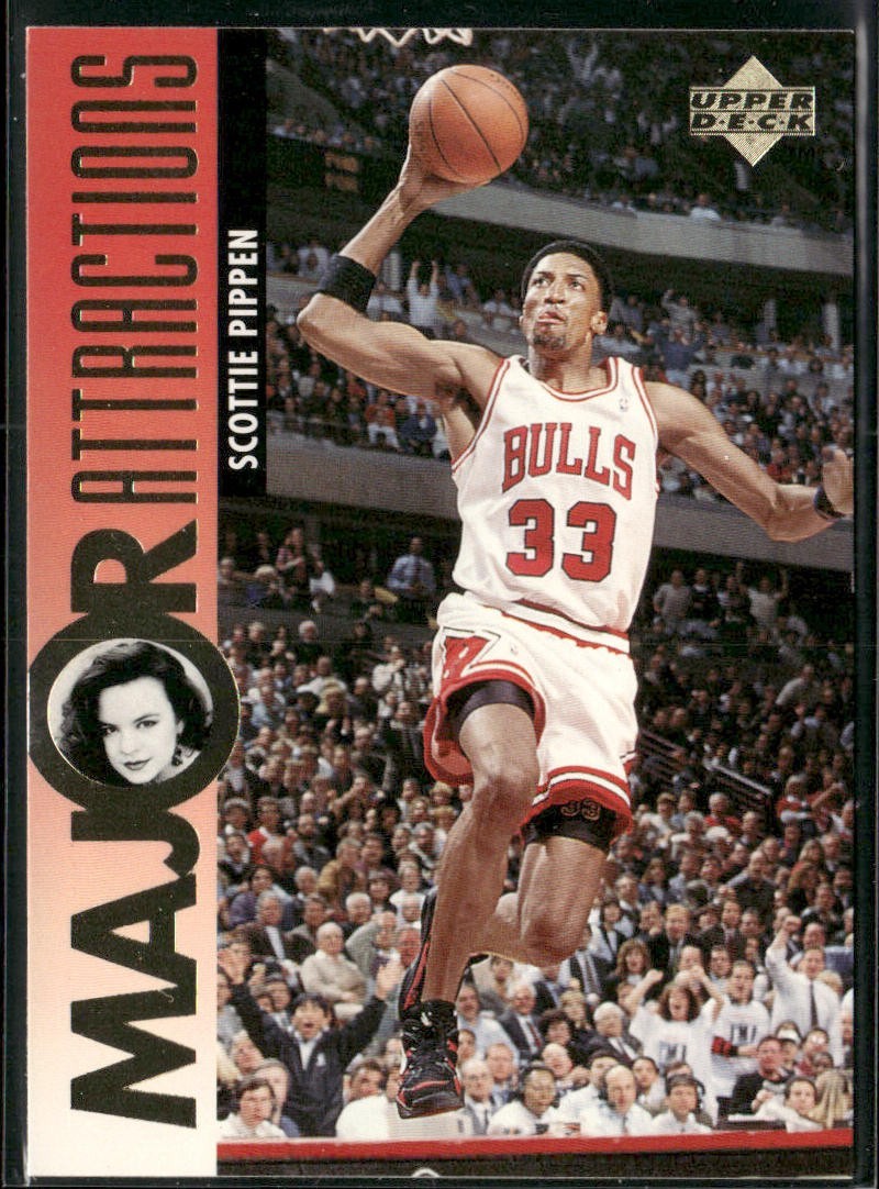 Scottie Pippen Player Lot Bundle 10 Basketball Cards SP001 Chicago Bulls back