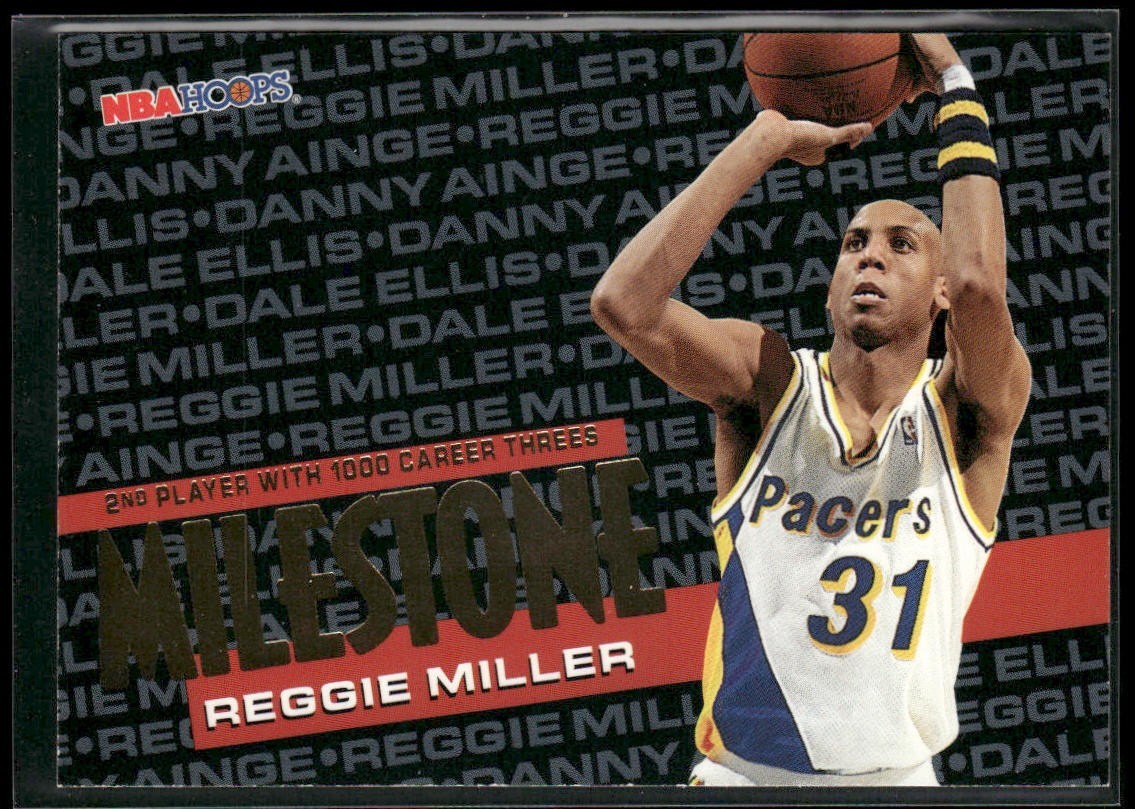 Reggie Miller Player Lot Bundle 10 Basketball Cards RM003 Pacers back