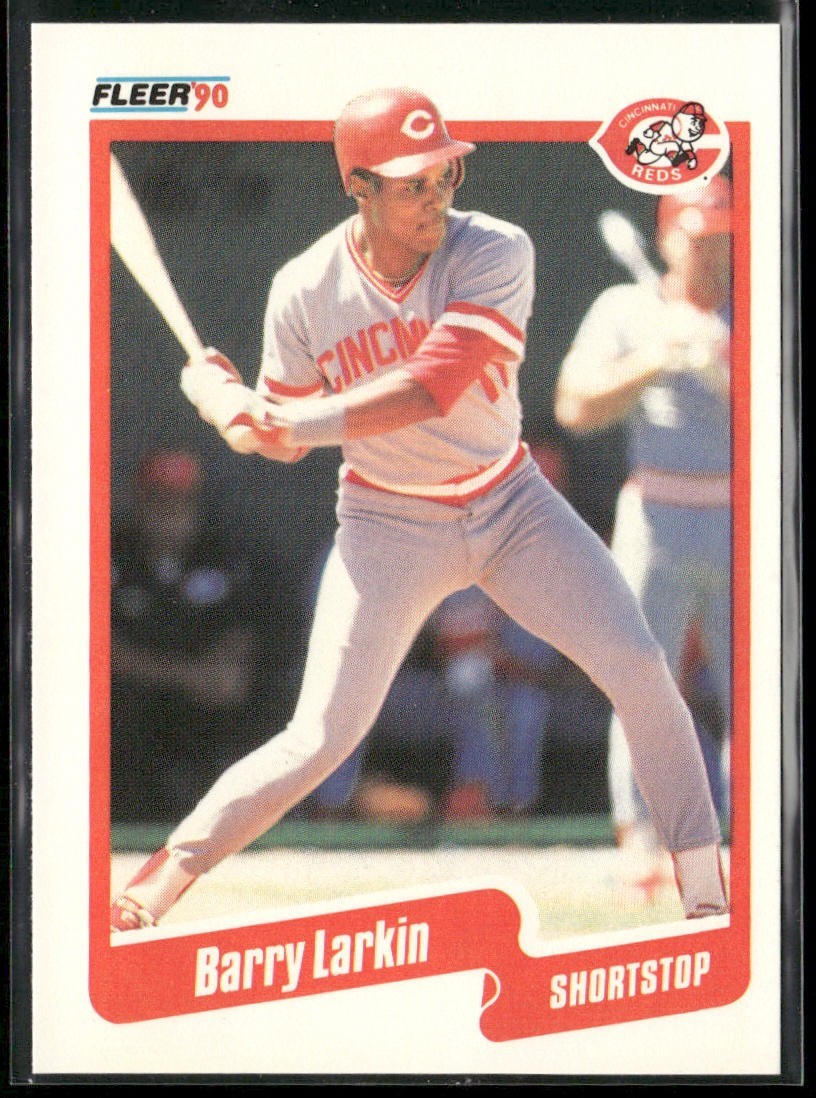 Barry Larkin Player Lot Bundle 10 Different Baseball Cards BL002 Reds back