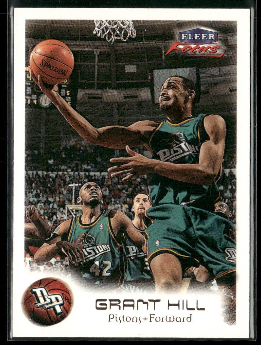Grant Hill Player Lot Bundle 10 Basketball Cards GH003 Pistons 1 RC back