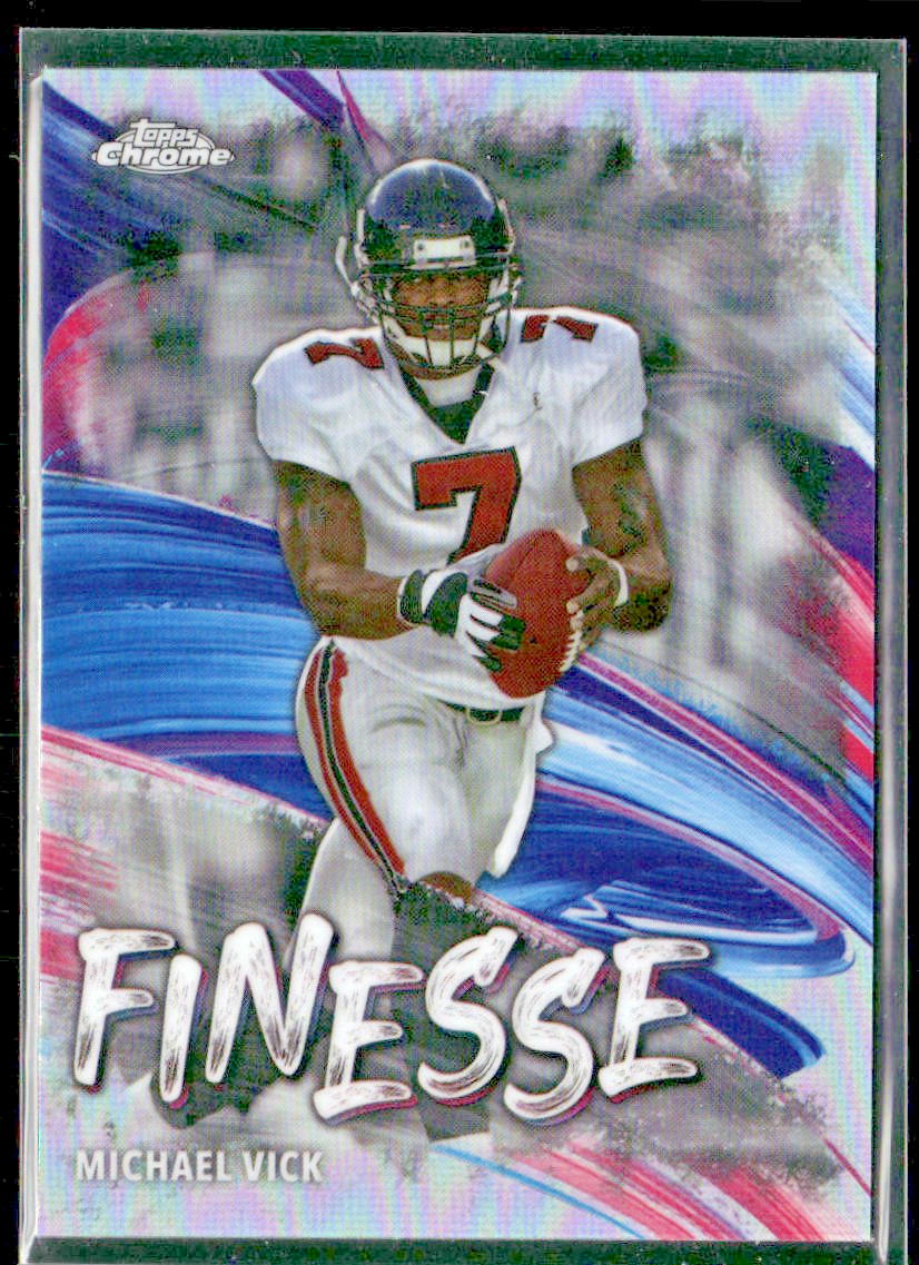 Michael Vick Player Lot Bundle 10 Different Football Cards MV001 Falcons back