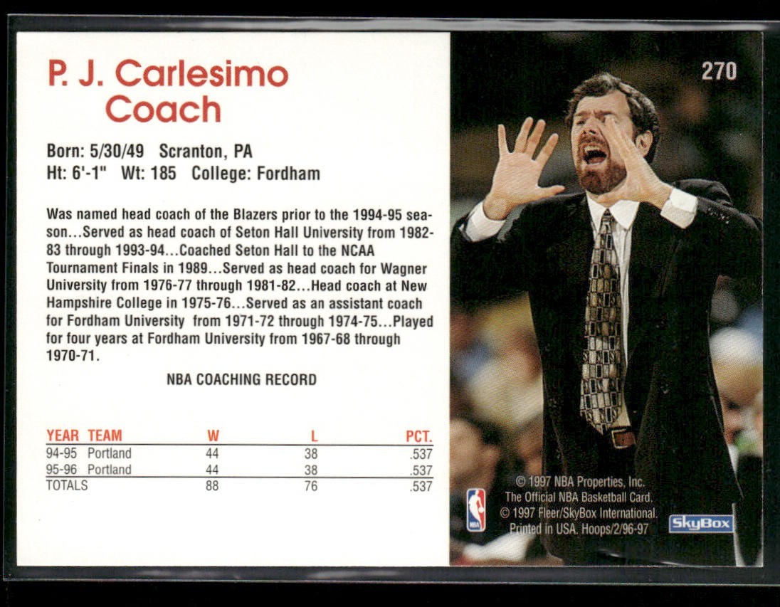 NBA Coaches Lot Bundle 10 Basketball Cards C007 Various Teams back