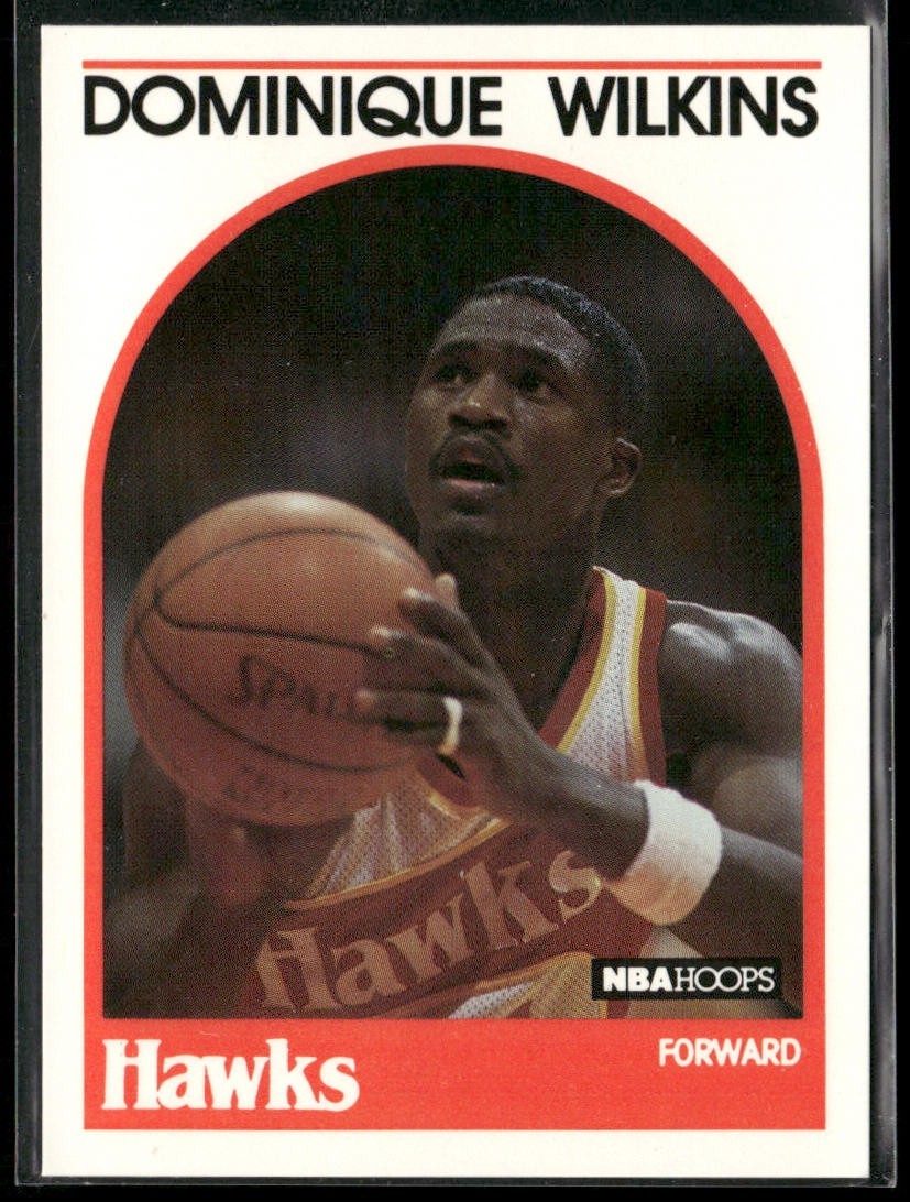 Dominique Wilkins Player Lot Bundle 10 Basketball Cards DW005 Hawks front