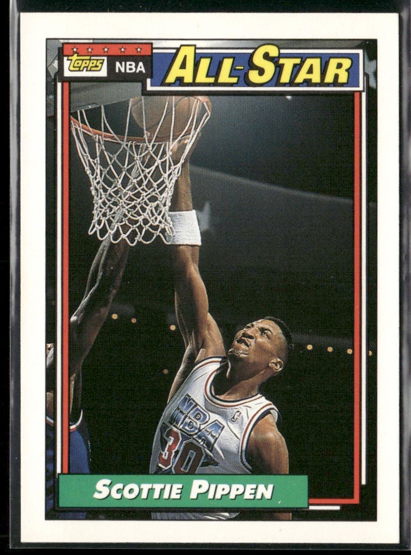 Scottie Pippen Player Lot Bundle 10 Basketball Cards SP004 Chicago Bulls back