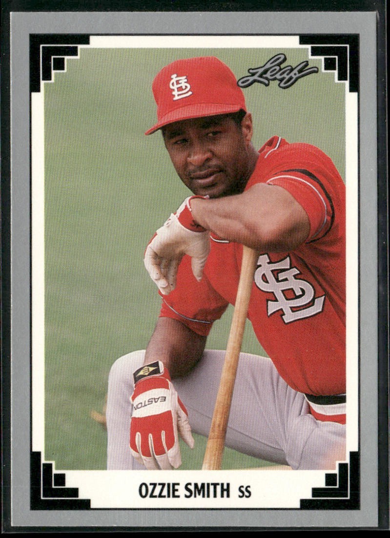 Ozzie Smith Player Lot Bundle 10 Different Baseball Cards OS001 Cardinals back