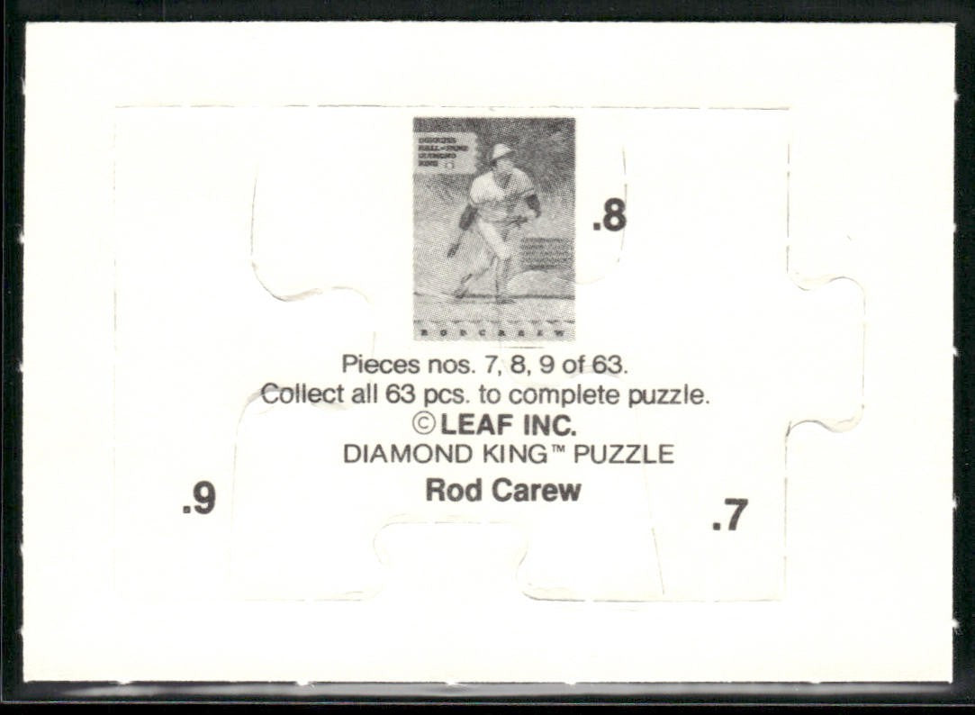 Puzzle Piece Lot Bundle 10 Different Baseball Cards P014 back