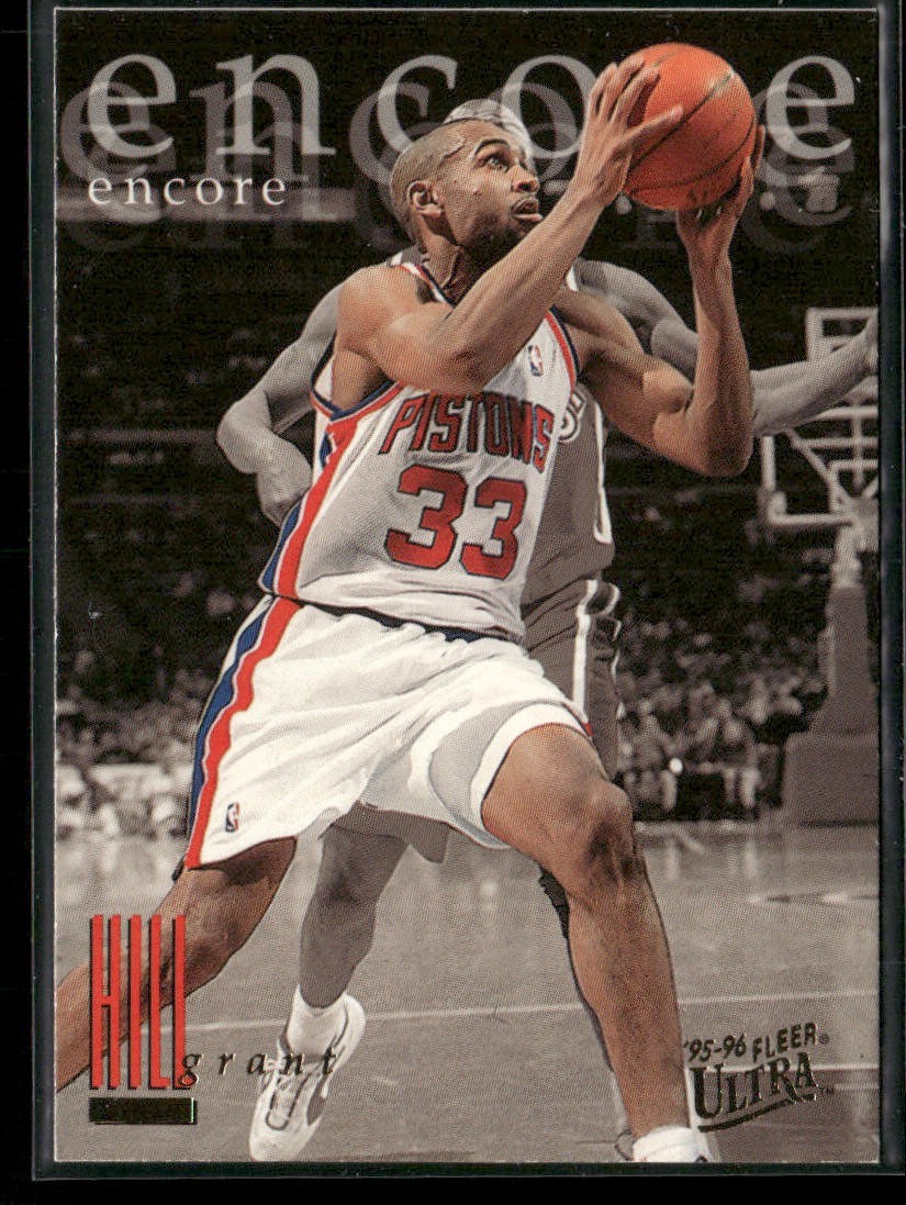 Grant Hill Player Lot Bundle 10 Basketball Cards GH003 Pistons 1 RC back