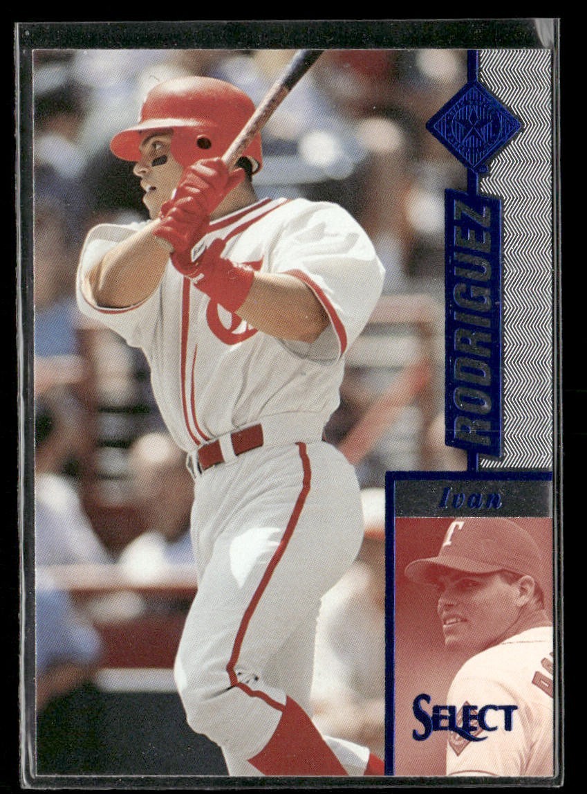 Ivan Rodriguez Player Lot Bundle 10 Different Baseball Cards IR001 Rangers back